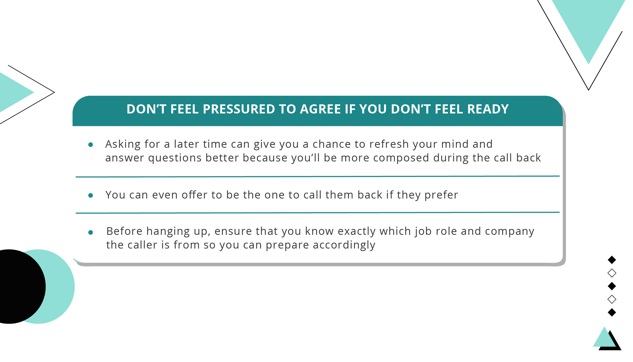 handling abrupt phone interviews_ask if this is a good time