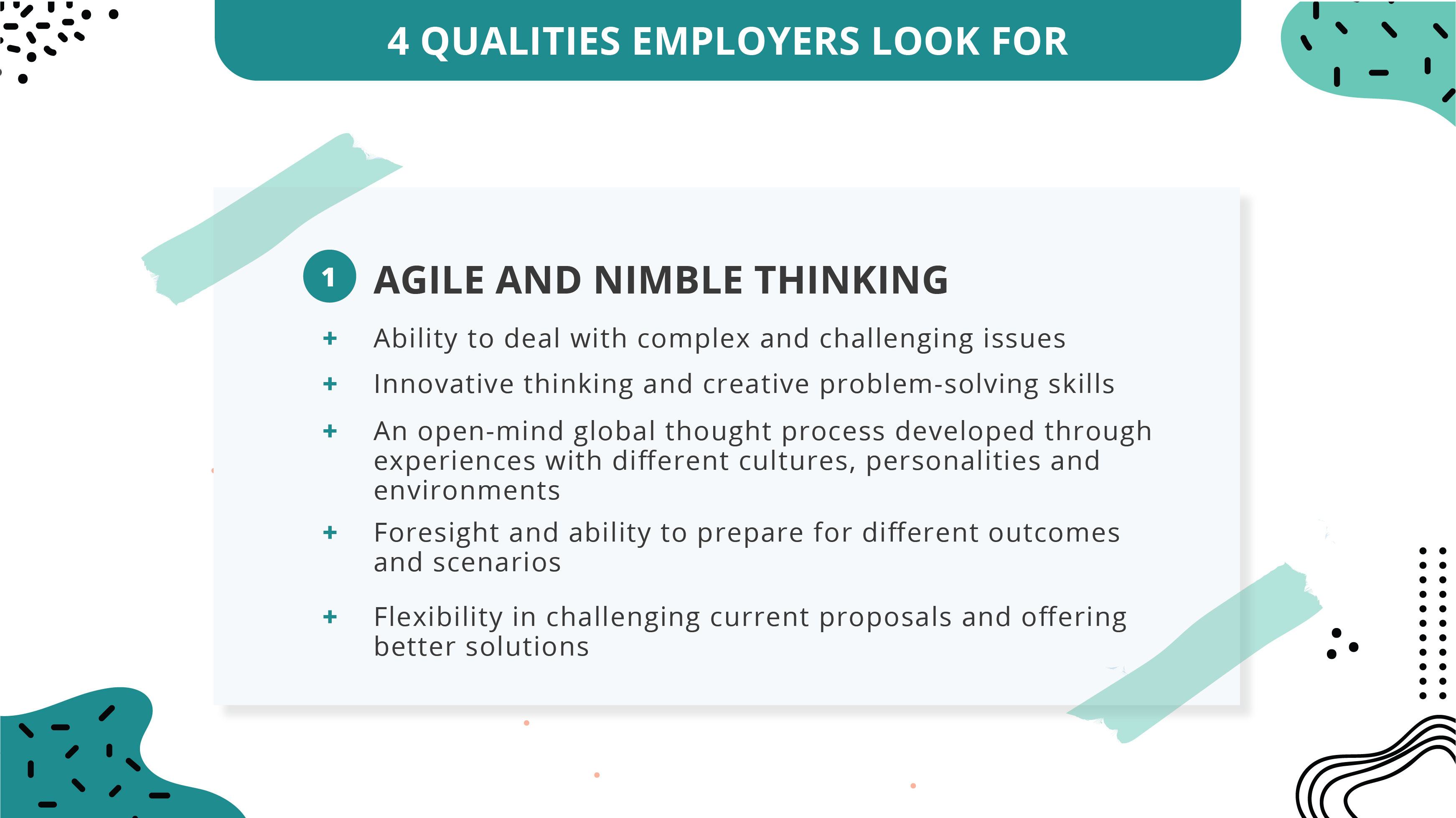 4 Qualities_01_Agile and nimble thinking