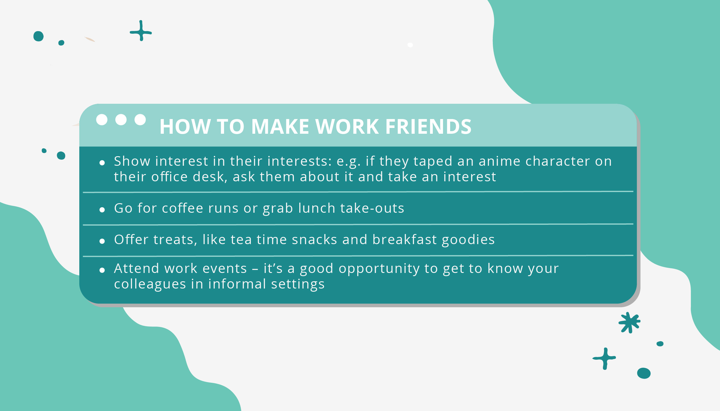 Are you looking for meaning in your work_How to make friends