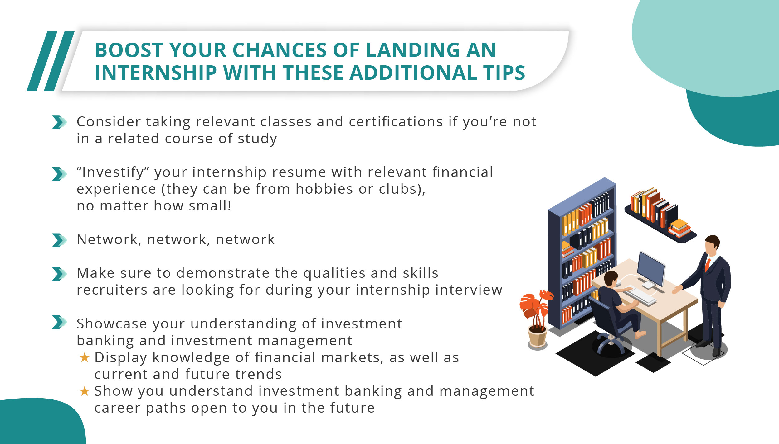 Investment Banking or Investment Management with No Finance Degree No Problem - 03_v1_Additional tips