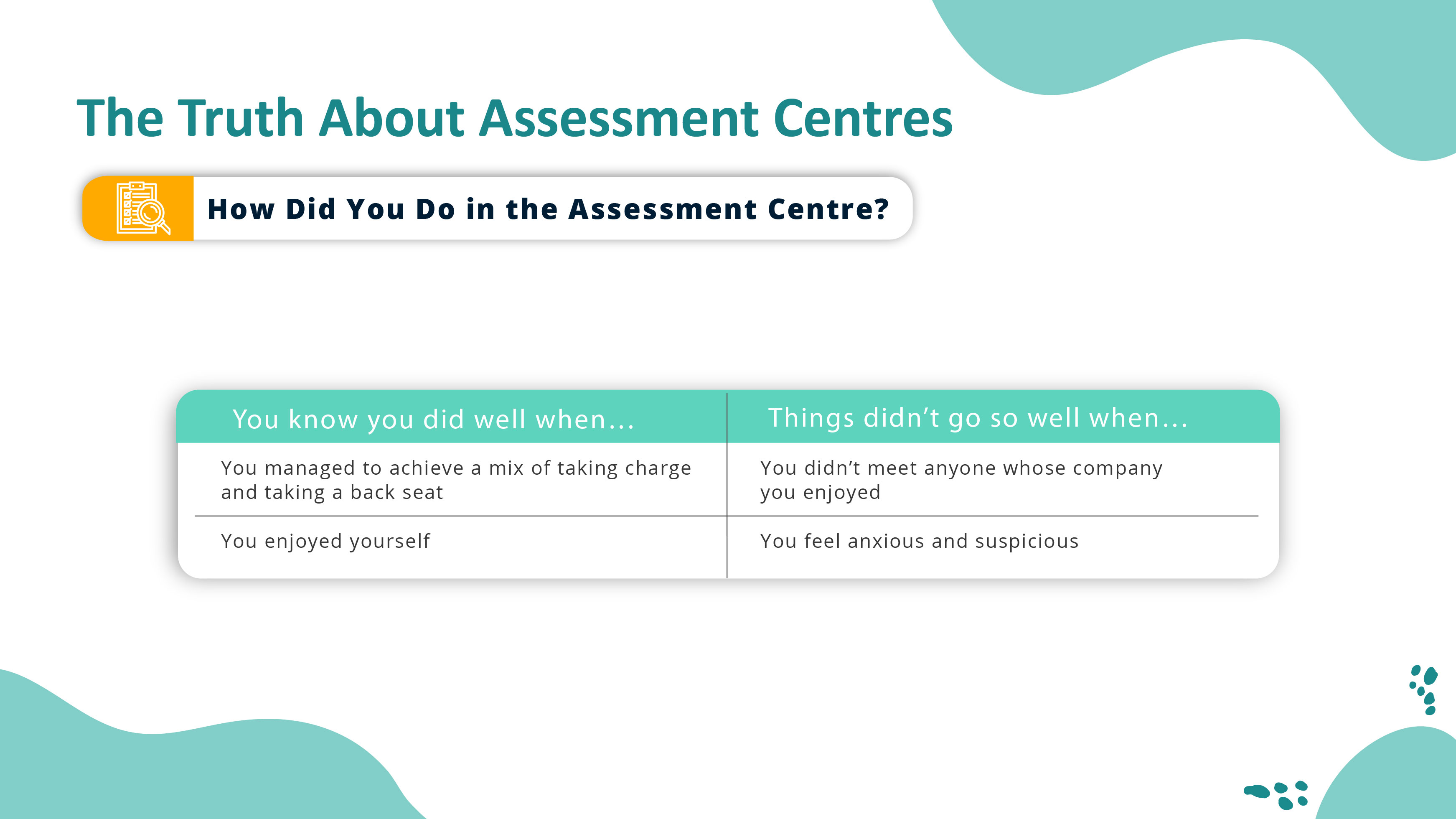 The Truth About Assessment Centres_03_How Did You Do